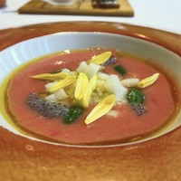 Convivio - 魚介と冷製のトマトスープ ガスパッチョ