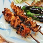 焼鳥かさ岡 - 串（かしわ・とり皮）