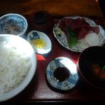 上総屋 - マグロブツ定食￥500