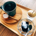 ももふく - 『飲み物付き』のコーヒーゼリーとコーヒー♫