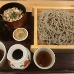Kaoru Tsukesoba Sobana - 蕎麦花燻製さば飯定食