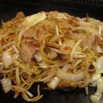 Rokumonsen - 焼き上がった桜エビ焼きそばです。