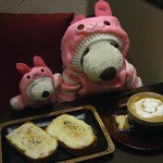 うさぎとぼく - 今日注文したのはグラタントーストとうさぎのカプチーノ