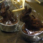 うさぎとぼく - うさぎさんのキャンドルだよ。チョコレートみたいで美味しそう・・・これはかわいくて使えないな～