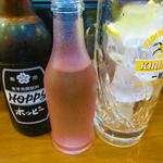 酒蔵 力 - 黒ホッピーセットはナカが瓶入り