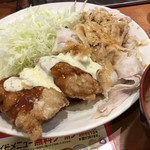 Ｓガスト - 若鳥南蛮＆豚冷しゃぶ定食 豚増量