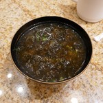グルメ回転寿司 函太郎 - 海苔の味噌汁