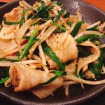 マルハチ商店 - ☆肉ニラもやし炒め定食☆