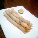 松寿し - エビの春巻き