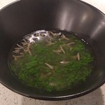 欣喜 - じゅん菜とほうれん草のスープ