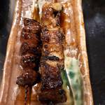 うなぎ 仙見 - レバー・短冊