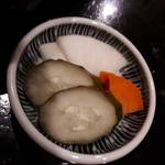 うなぎ 仙見 - お漬物