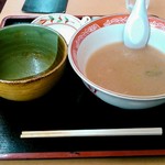 オーモリラーメン - ﾌｷﾌｷｯ(￣ーΑ￣)ごちそうさま