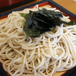Soba Dokoro Ichigen - ランチセット（サラダ・小鉢・味噌汁付き）の天丼（小）＋ざるそばセット（大盛り）750円