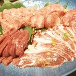 焼肉屋 かねちゃん 至粋亭 - 牛タン盛り合わせ