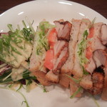 西天満バル - 朝のチキンサンド ￥５５０