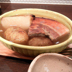 西天満バル - 豚バラ肉と,かぶ,皮付きじゃが芋のポトフ￥６８０