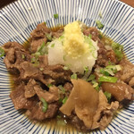 押上 加賀廣 - 豚スジポン酢¥380(税別)