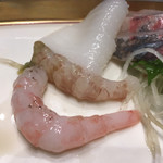 丸太屋 - 甘エビとガス海老