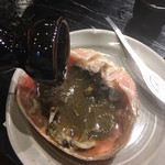 丸太屋 - 熱燗を注いで、、、