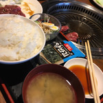 Umeda Meigetsukan - ハラミ定食