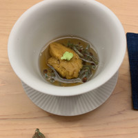 鮨 きのした - 雲丹とじゅんさい。