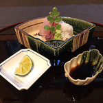 御料理 寺沢 - 本アラと真蛸の造り