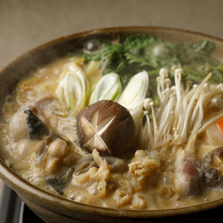 大洗名物鮟肝濃厚スープの『あんこう鍋』