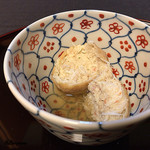 御料理 寺沢 - 毛蟹の含有量95%の飛龍頭