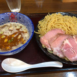 支那そば 僉 - 醤油つけ麺大盛り！