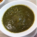 ベンガルカレー亭マンナン - ランチ　チキンとほうれん草