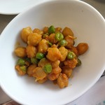 ベンガルカレー亭マンナン - ランチ　チョナ豆とグリンピース