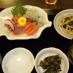 Oohara - 刺し身定食（９００円）