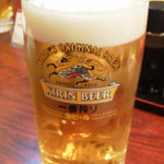 卯 - 生ビール