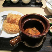 金香楼 - ランチ：特製豚バラ壺のあんかけ焼きそば