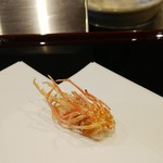 天ぷら たけうち - 車海老の頭