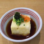 おの庄 - 先付   揚げ出し豆腐  大好物