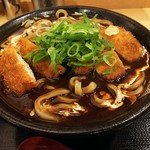 角中うどん店 - 欧風黒カツカレーうどんさま