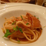 ボッテガ ディ タカマッツオ - 香箱蟹とポロネギのリングイーネ