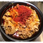 麺創研 紅 - 鬼紅らーめん（辛さ×5）／肉増し