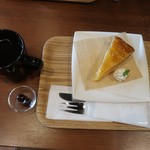マイカップコーヒー - マンデリン(スマトラタイガー)とアップルパイ