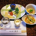 絵かきの宿 福泉 - 一泊10800円の夕食①