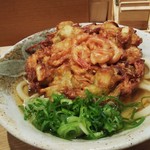 ふたば製麺 - 海鮮かき揚げうどん