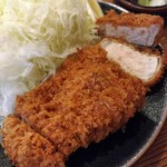 とん清 - ロースかつ断面