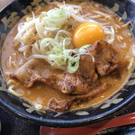 マルキン本舗 - 炙り豚バラマルキン味噌ラーメン