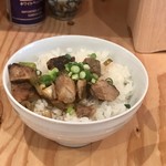 銀界拉麺 - チャーシューご飯