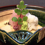 御料理 寺沢 - 本アラと真蛸の造り