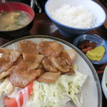 佐野和洋食店 - 豚ロースしょうが焼き定食