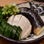 酒庵 きん助 - 自家製ぬか漬け@760円