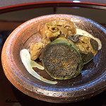 御料理 寺沢 - 鮑の肝